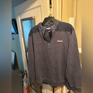 Men’s Navy Vineyard Vines Quarter zip, size XL